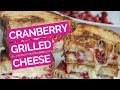 Roasted Cranberry Brie Grilled Cheese Sandwich