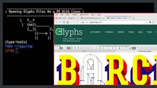 Opening Glyphs Files On a PC With GNU/Linux screenshot 4