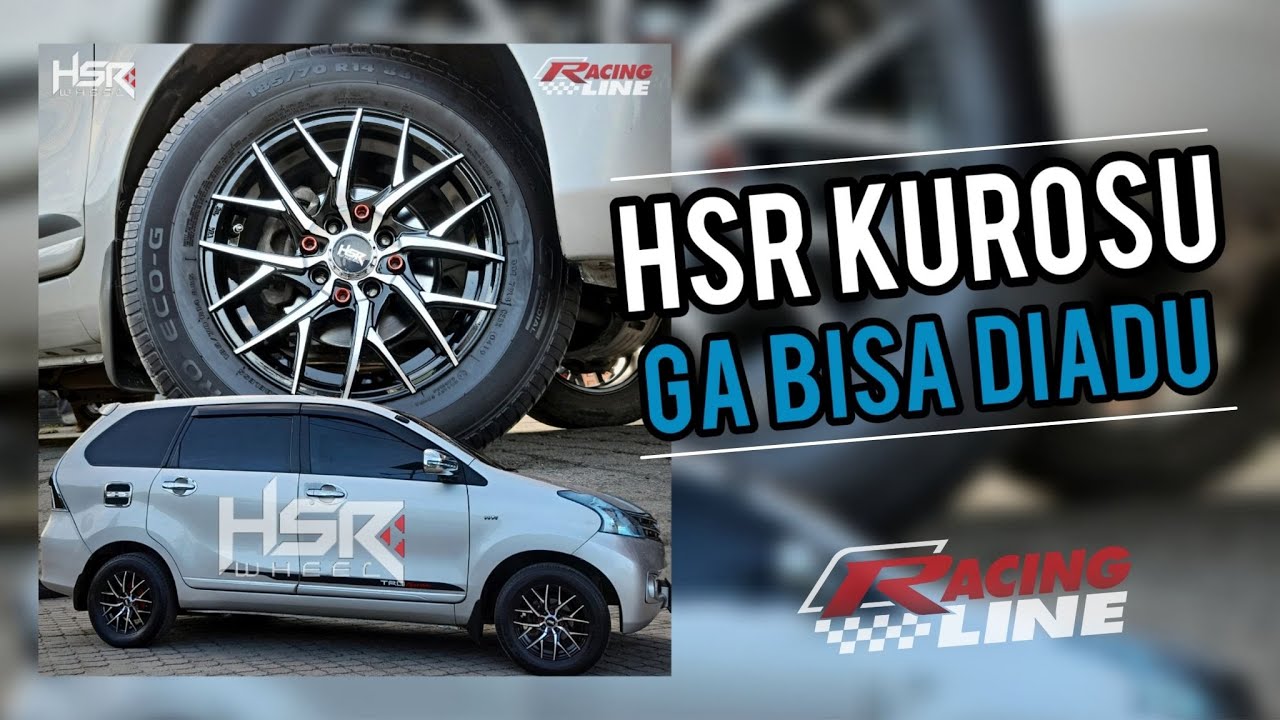 Modifikasi Simple Toyota Avanza | Velg HSR Ring 14