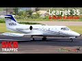 SUEAIR INC Learjet 35 arrival and departure from St. Kitts to Bonaire  !!