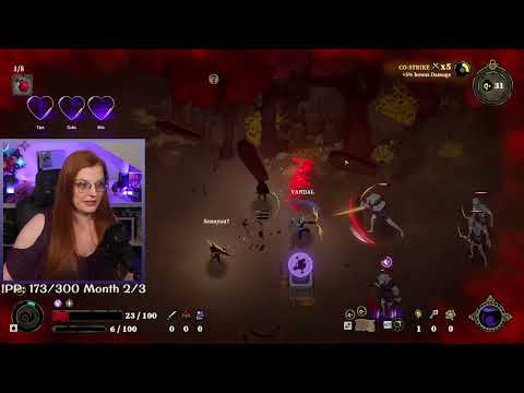 33 Immortals Gameplay! Action Roguelike where you play together with real people!!