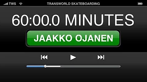 60 Minutes In The Park Jaakko Ojanen - TransWorld ...