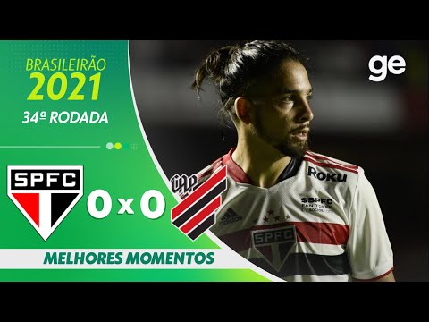 SÃO PAULO 0 X 0 ATHLETICO-PR| MELHORES MOMENTOS | 34ª RODADA BRASILEIRÃO 2021 | ge.globo