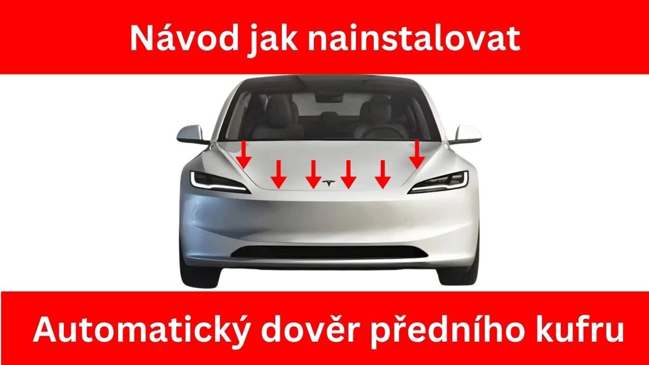 video Dověr předního kufru