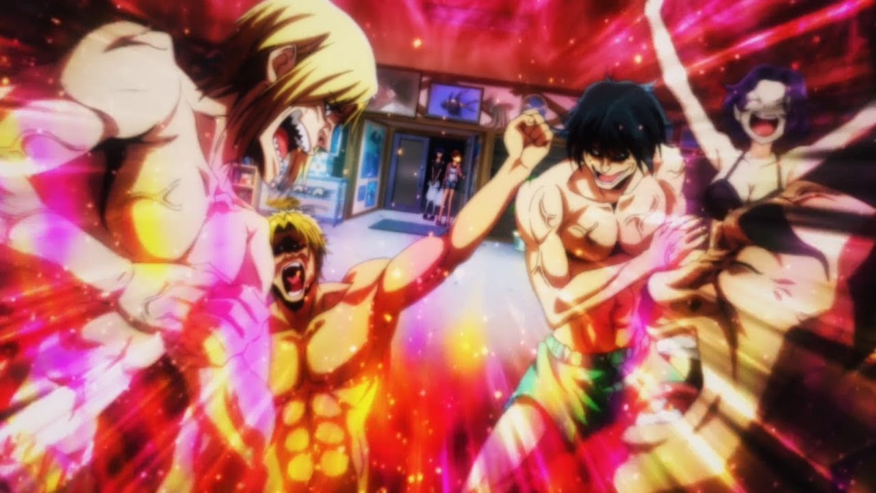 This is naked Rock, Paper, Scissors. We have to strip | Grand Blue