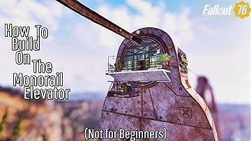 Fallout 76 Camp Tutorial | Build on the Monorail | Build Without Foundations // Sky Camp // Guide