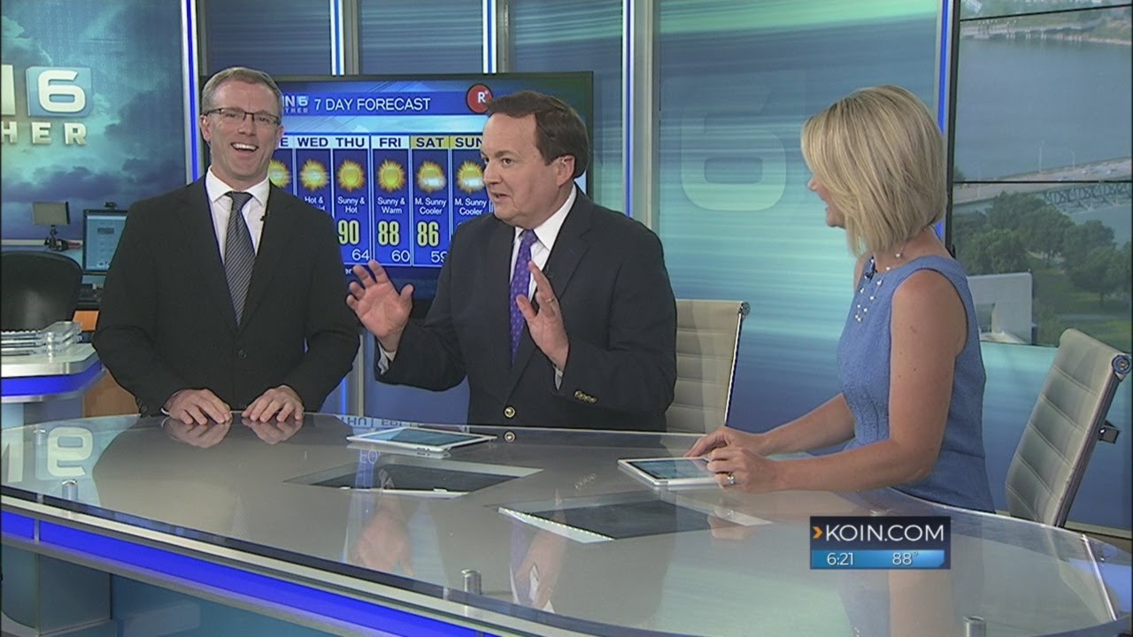 KOIN 6 Weather w/ Steve Pierce Monday 8.7.17 @ 6pm - YouTube