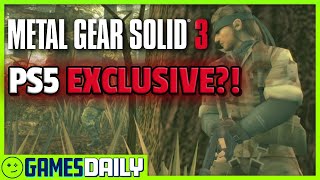 Metal Gear Solid 3 Remake PS5 Exclusive?! - Kinda Funny Games Daily 05.08.23