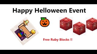 Free Ruby Blocks Helloween Event on Mc.io (Minecraft.io)