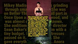 Mikey Madison Was a Tiny Indie Actress — Anora Made Her an Oscar Winner at 25#shorts