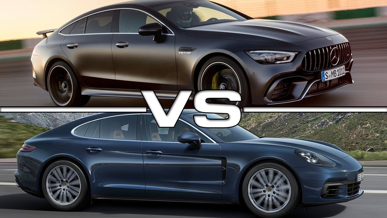 2019 Mercedes Amg Gt63 4 Door Vs 2018 Porsche Panamera Turbo Youtube
