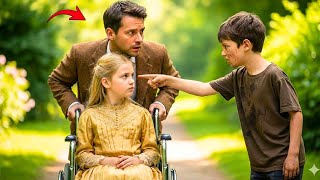 Tua figlia poteva camminare, ma la tua fidanzata lo impedisce!disse il ragazzo povero al milionario…