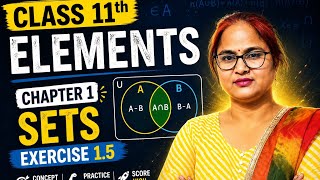 Part 2 Class 11th Maths | Chapter 1 Sets Exercise 1.5 | Venn Diagram Questions | Elements