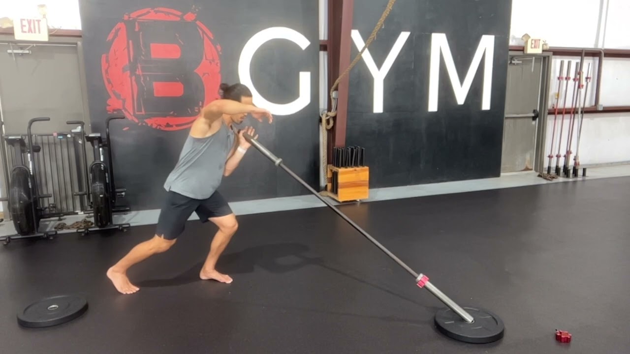 Landmine clean and progressions (w/ commentary)