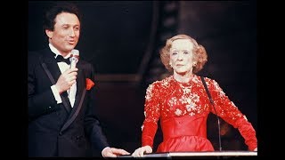 Bette Davis - Césars 1986 - Accepting Honorary Award in French