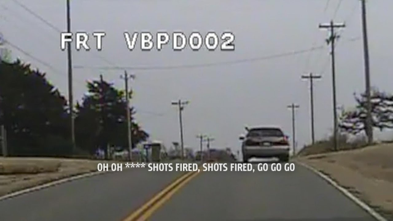 Cameras capture terrifying police chase