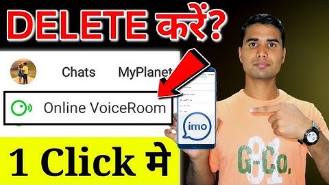 How to DELETE imo Online VoiceRoom from imo | imo Voice ROOM Kaise Delete Kare | Technical Rabbani