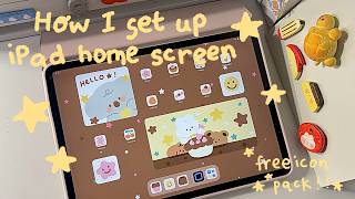 How I customize my iPad home screen 📱 Free icon pack ✨ screenshot 5
