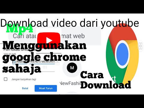 Cara Memuat turun video dari youtube menggunakan google chrome