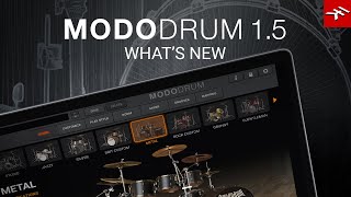 MODO DRUM 1.5 - What's New - get realistic, natural and customizable drum tracks