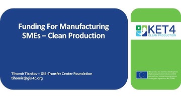 50 000 Euro - Micro-Grants for SMEs in Clean Production