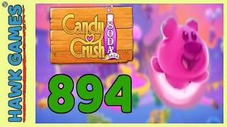 Candy Crush Soda Saga Level 894 (Sweet Escape mode) - 3 Stars Walkthrough, No Boosters screenshot 5
