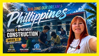 【 We Finally Started Tiling Our Dream Home 🇵🇭 | Week 11 】 PHILIPPINES 『 フィリピーナ国際カップル』