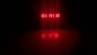 Digital clock Timelapse (part 2 short)