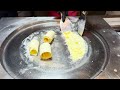 本場タイのロールアイスクリーム　テパシット市場ピーチマンゴーヨーグルト　roll ice cream ICECREAM