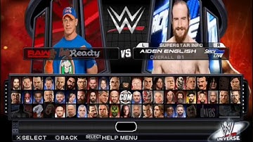 WWE 2K18 PSP Gameplay,Menu and More