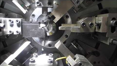 Vinston US CNC 12-450R Camless Multi-Axis Rotary Wire Spring Former - Sample 16 - Extension Springs