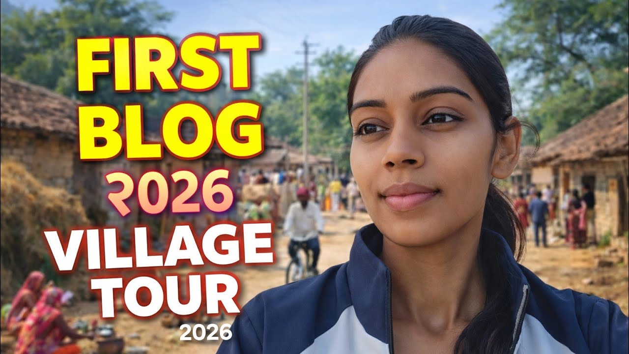 गाँव की सैर,   | My First Vlog 2026 | Village Tour | Daily Village Life  ♥️  
