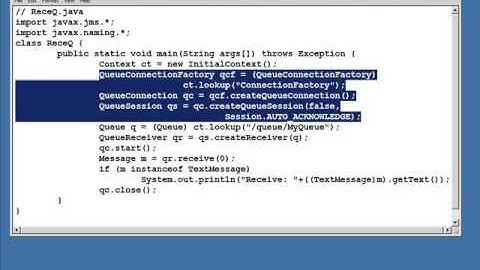 Working with JBossMq