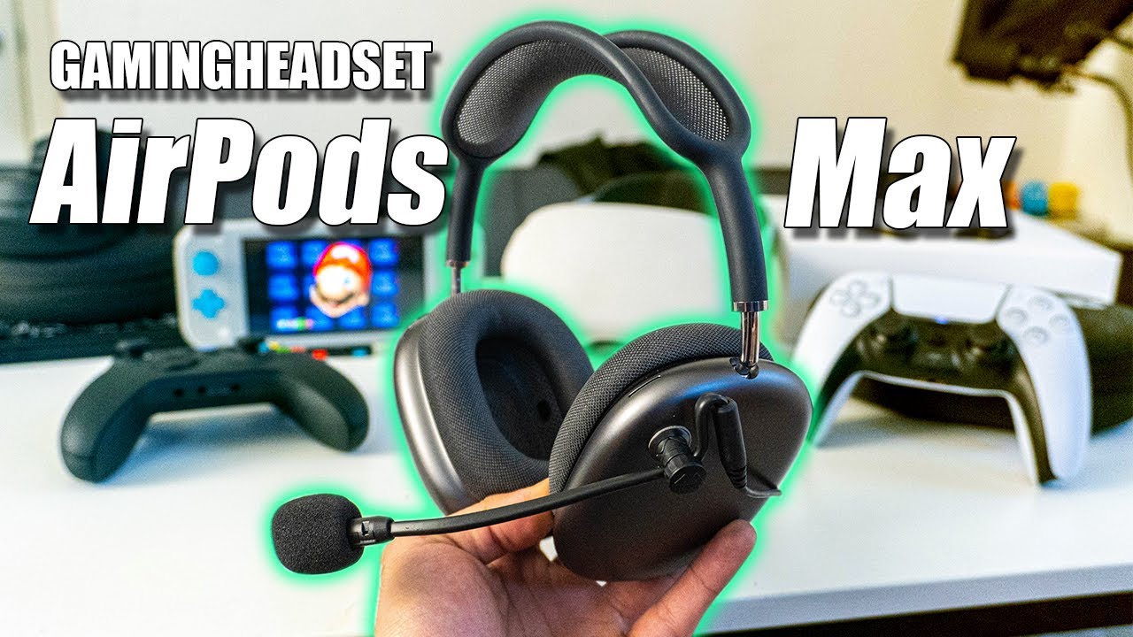 AirPods MAX, TURN THEM INTO A GAMING HEADSET! (PS5, XBOX, SWITCH, QUEST &  MORE!) - YouTube