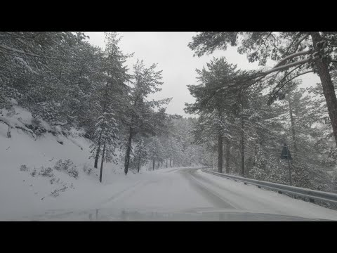 Driving To Troodos