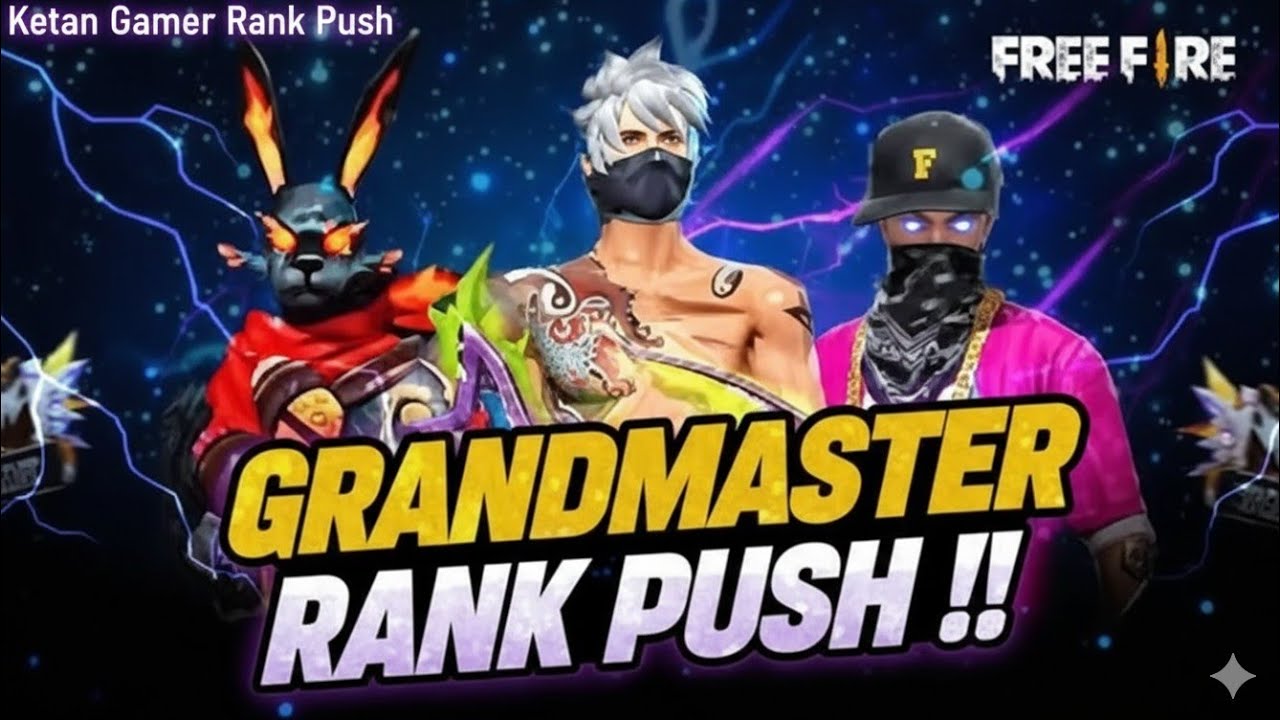 HEROIC TO GRANDMASTER IN 24 HOURS! 😱 Free Fire Max BR Rank Push ...