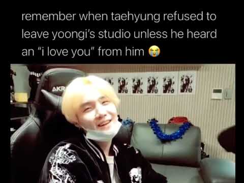 Remember when Tae did this to Yoongi🥺