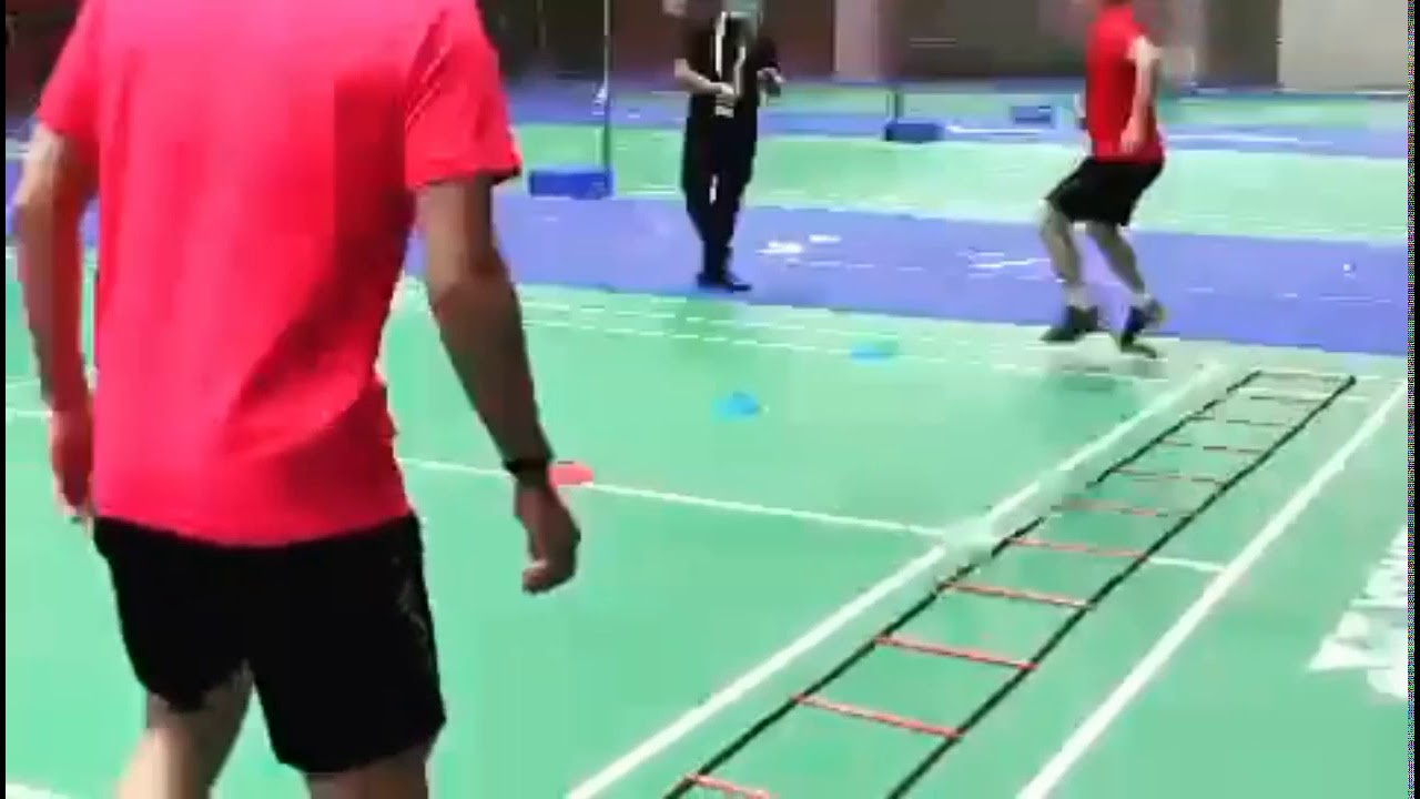 Aaron Chia training for YONEX Thailand Open 2021