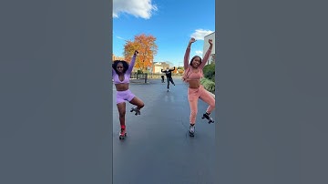 He Almost Missed The Trend 🤣 #rollerskating #theydontknow