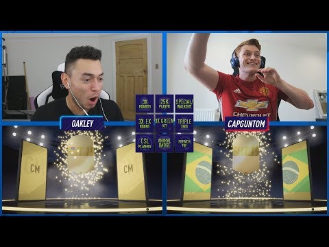 SO MANY WALKOUTS 🔥 FIFA 19 FIFA BINGO vs CapGunTom (FIFA 19 BINGO PACKS)