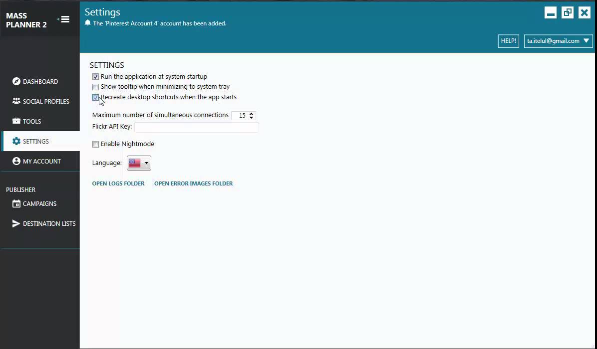 6.  All you need to know about the settings in Mass Planner 2