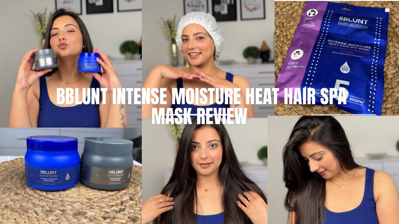 At home hair spa in 5minute BBLUNT intense moisture heat hair spa