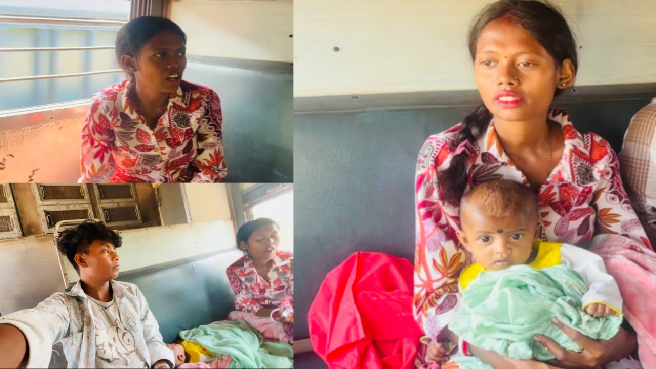 #like Beti ko first time train mein lekar Ja rahe bahut Dar Lag raha😱😭