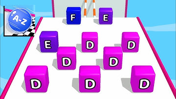 A-Z RUN 🏃‍♀️- All Levels Gameplay Walkthrough Android, iOS NEW UPDATE