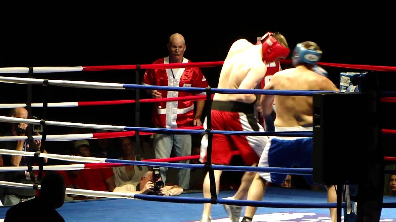 Evansville Guns & Hoses 2010 Charity Boxing Bout 7 Round 3 YouTube
