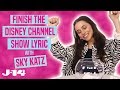 Raven's Home Star Sky Katz Raps Disney Channel Theme Songs | Finish The Lyric