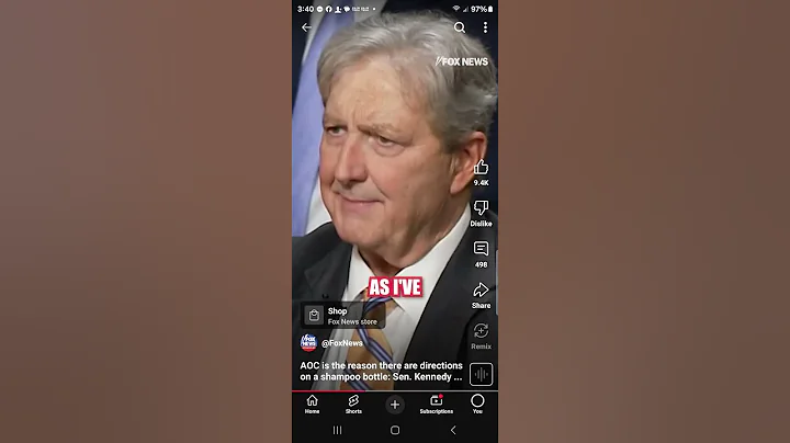 AOC Is The Reason There Are Directions On A Shampoo Bottle Senator Kennedy