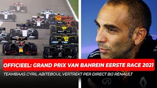 Officieel: Grand Prix van Bahrein eerste race op nieuwe kalender voor 2021 | GPFans News Special