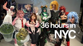 36 HOURS IN NEW YORK! ⋆｡°✩ | cosplay vlog!