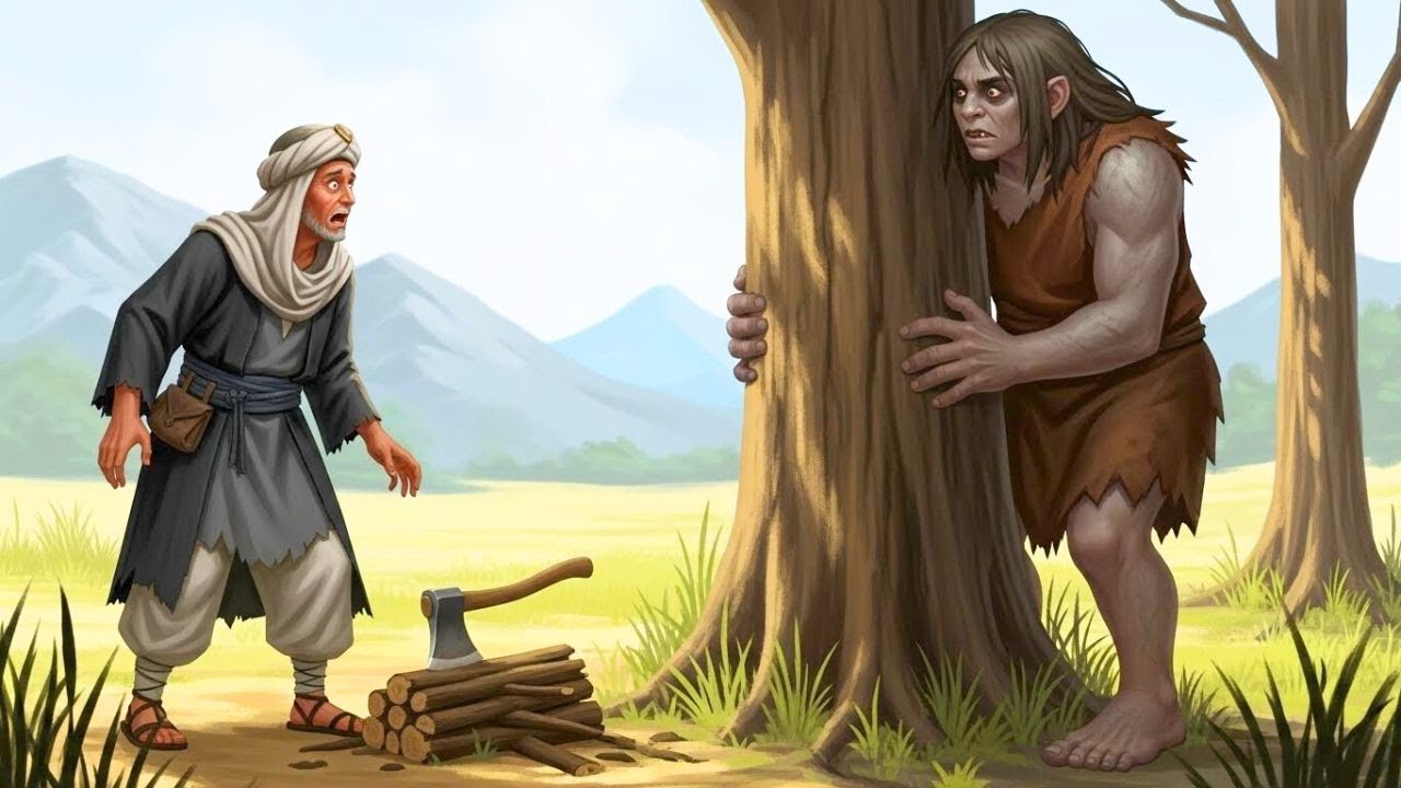 #قصة_الحطاب الفقير!!وسر غول الغابة المسحور!!والشروط الثلاثه المستحيله لزواج الغول من الاميره!!